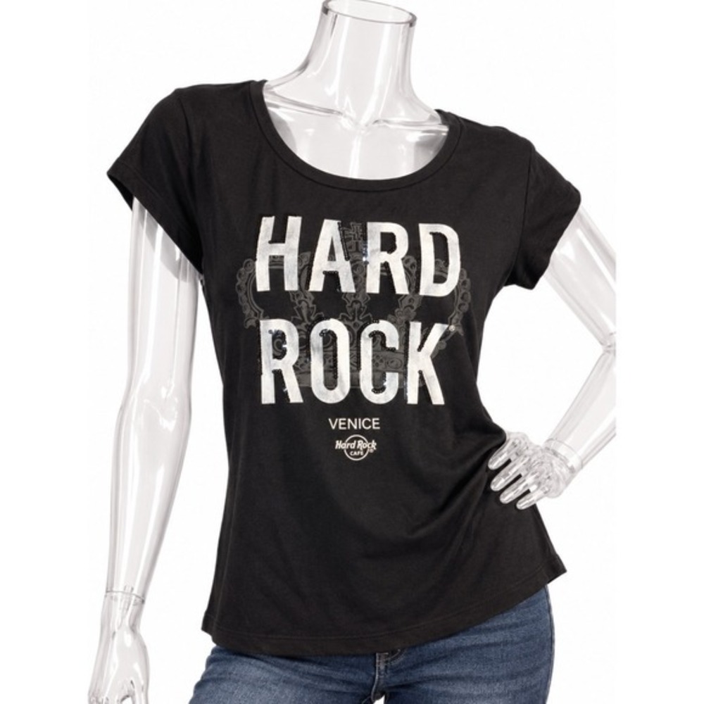 Hard Rock Cafe Venice woman's tee-shirt NWT CH008